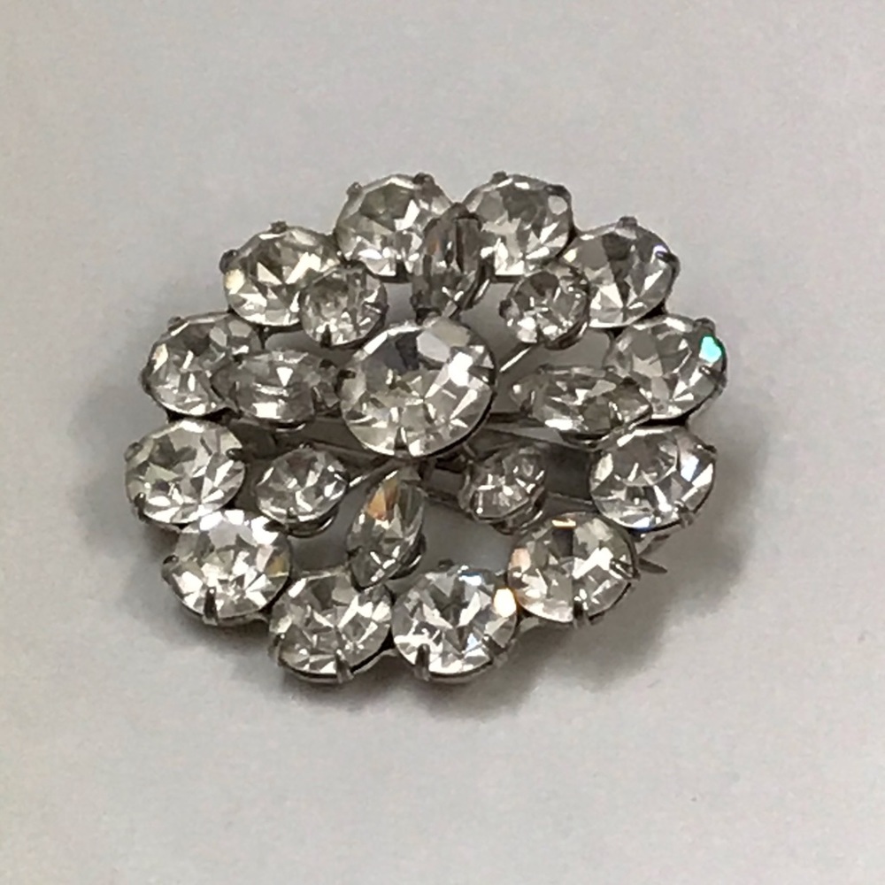 VTG Rhinestone Pin - Picture 3 of 8